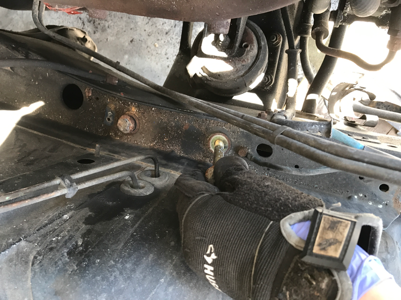 Engine bolts are long